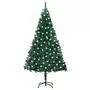VIDAXL Arbre de Noël artificiel pre-eclaire et branches epaisses vert