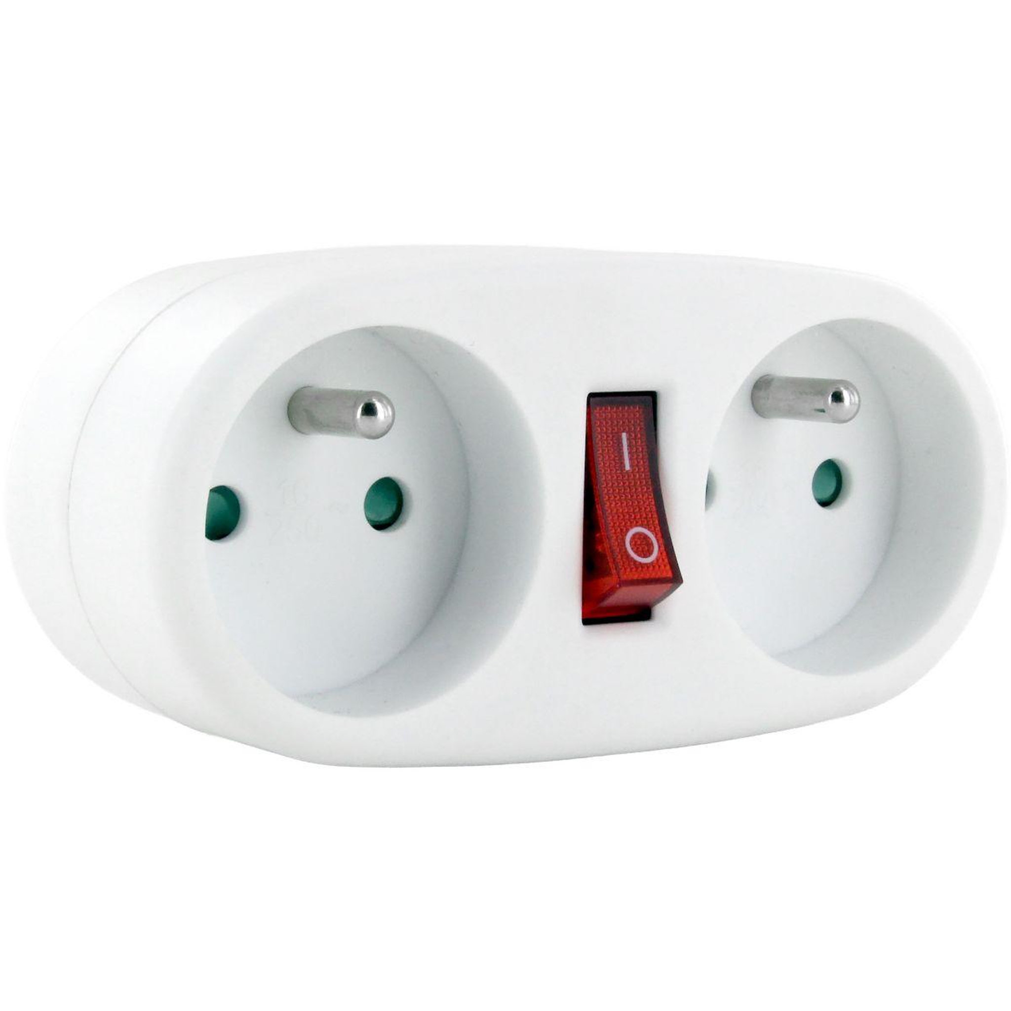 Voir la diapositive 3 : ESSENTIEL B Multiprise 2 prises 2x16a/230v (2p+t)