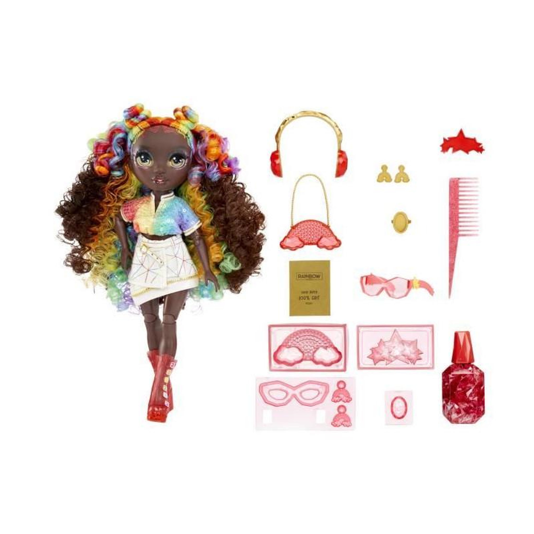 Voir la diapositive 5 : Rainbow Rainbow High Cristal Poupée Mannequin 27 cm - Iris Bow