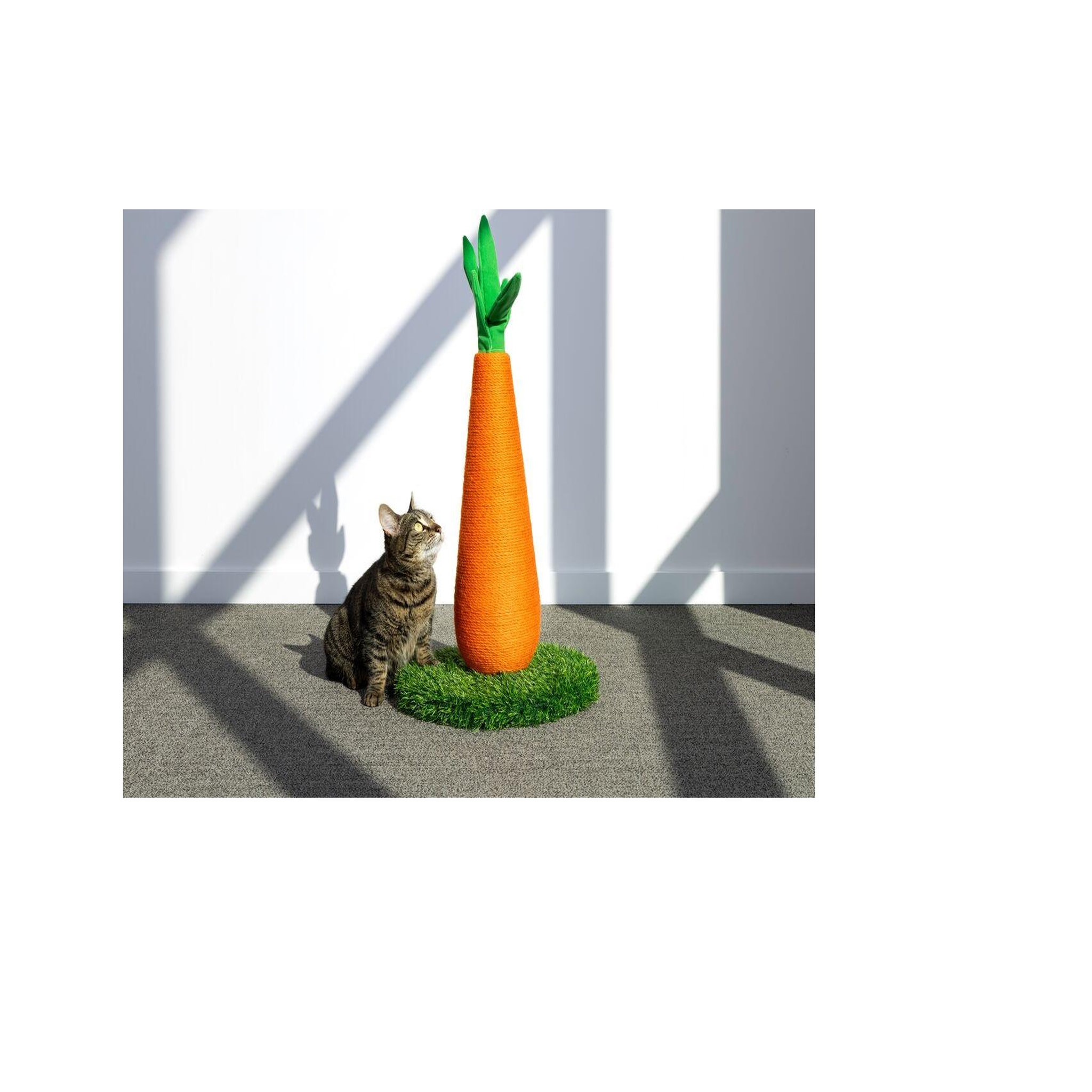 Voir la diapositive 2 : Eden Jouet griffoir wuttel carotte arbre a griffer pour chat 69cm
