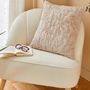 Voir la diapositive 5 : ATMOSPHERA Coussin Déco Jacquard  Lethon  50x50cm Beige Lin