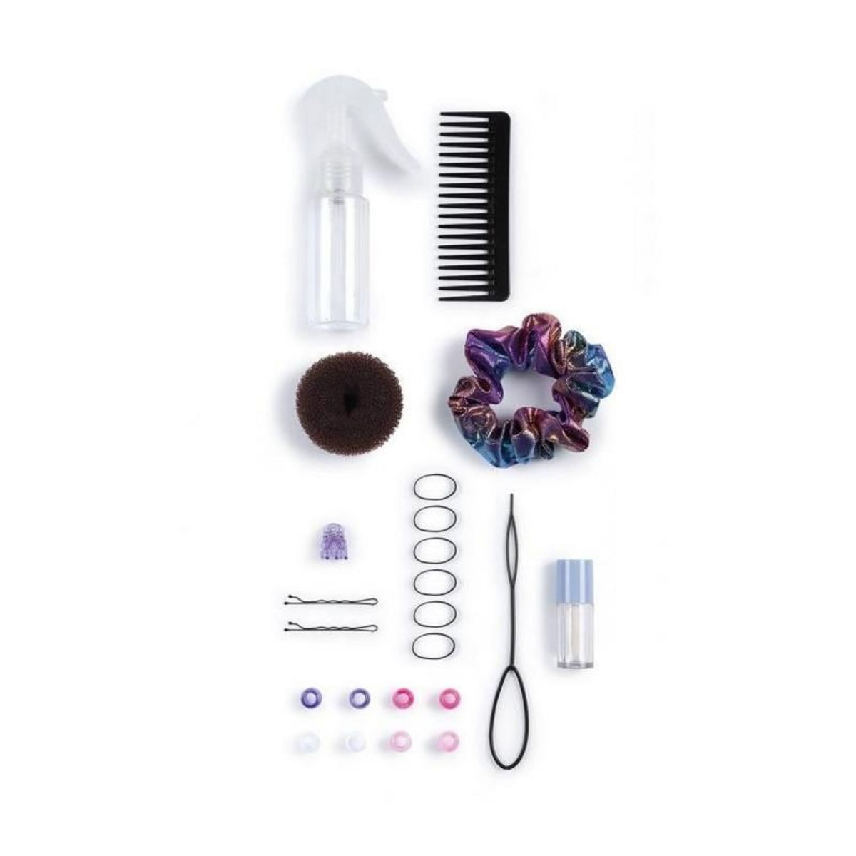 SMOBY Smoby - Tete a coiffer cheveux afro - Facile a coiffer - 23 accessoires réalistes - Levres thermosensibles - Trappe de rangemen