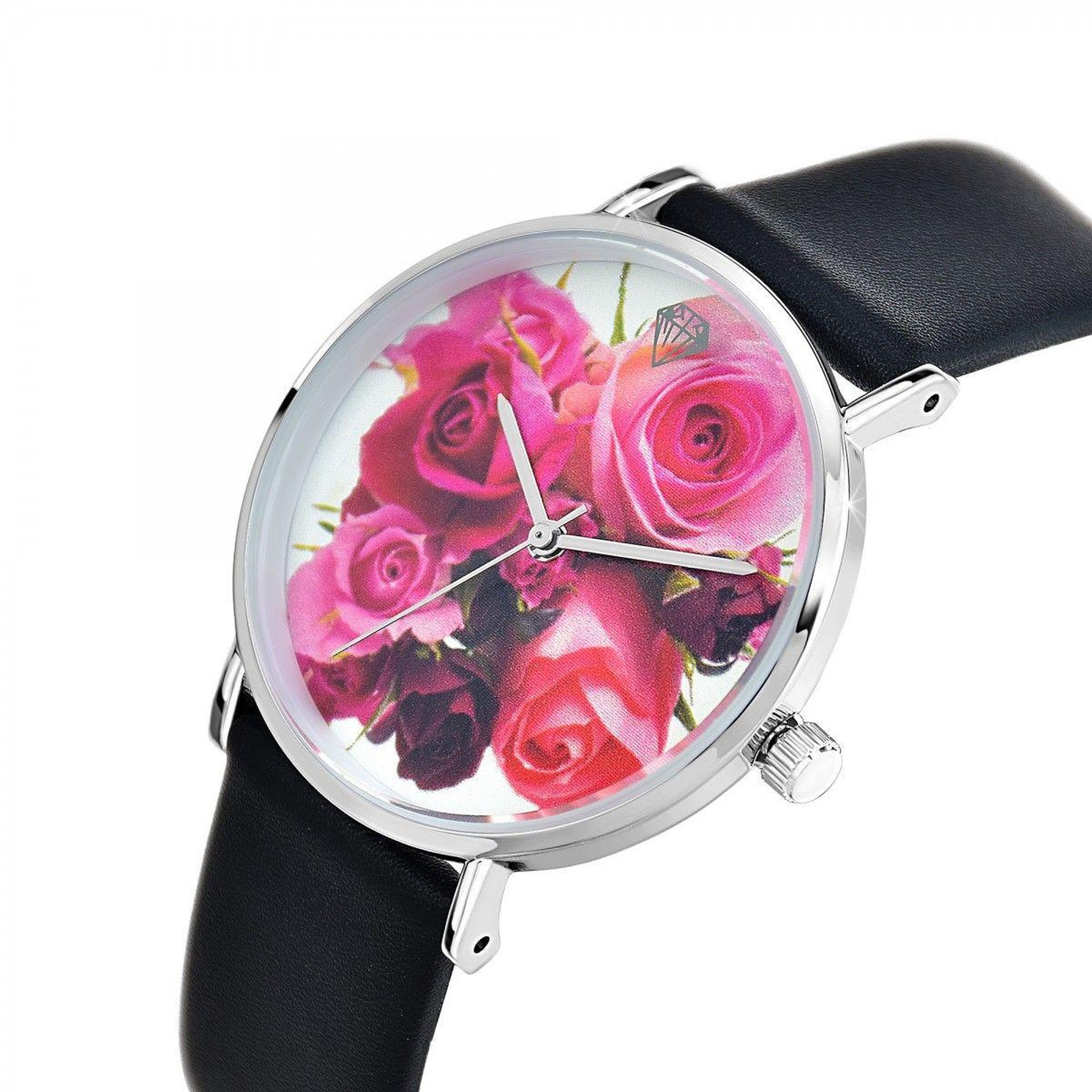 Voir la diapositive 3 : SC CRYSTAL Montre Amalia roses SC Crystal