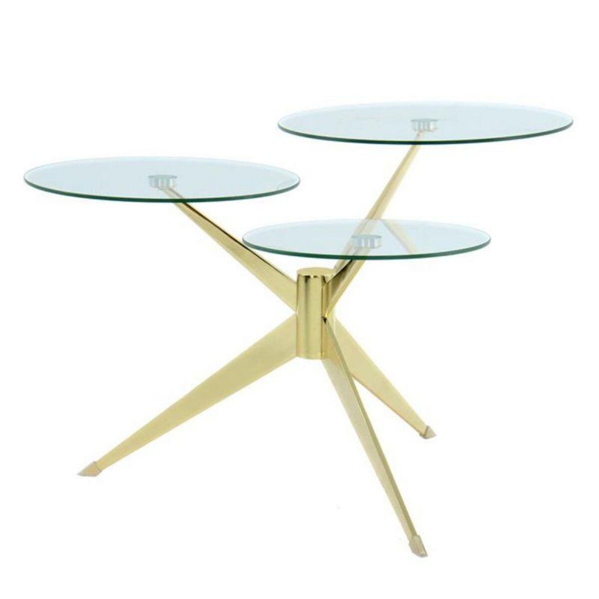 Paris Prix Table d'Appoint Design  Triplet  75cm Or