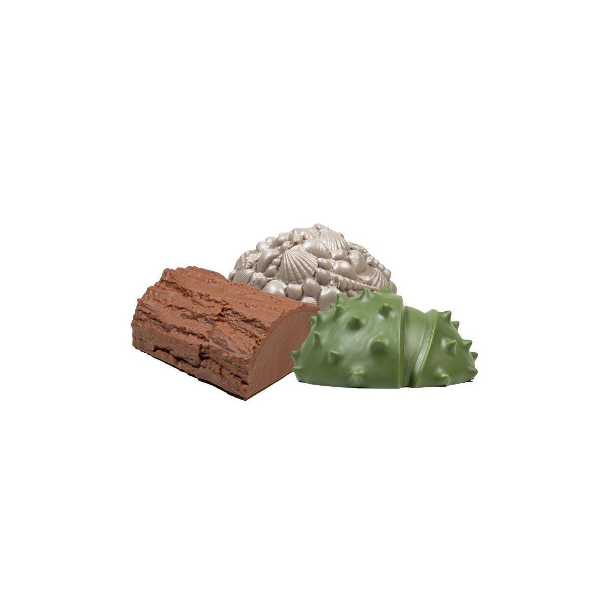 Voir la diapositive 3 : MUFFIK Set de pierres d'équilibre  - 3 pièces, pvc, multicolore