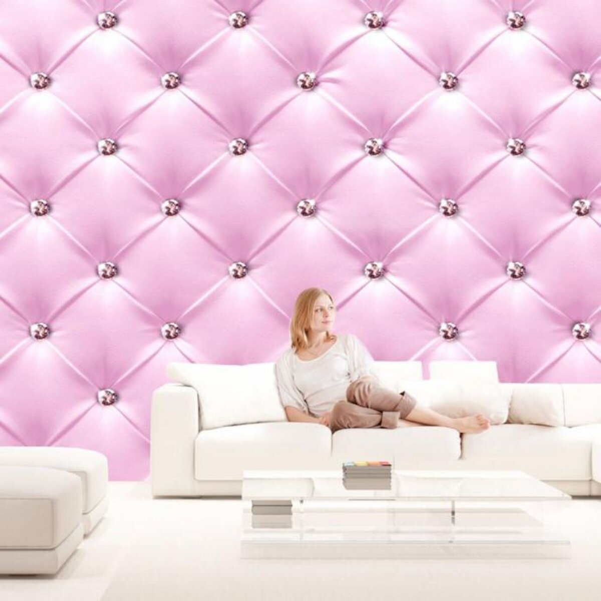 Paris Prix Papier Peint XXL  Pink Elegance  280x500cm