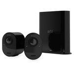 ARLO Caméra de surveillance 2 caméras extérieures noires Ultra 2