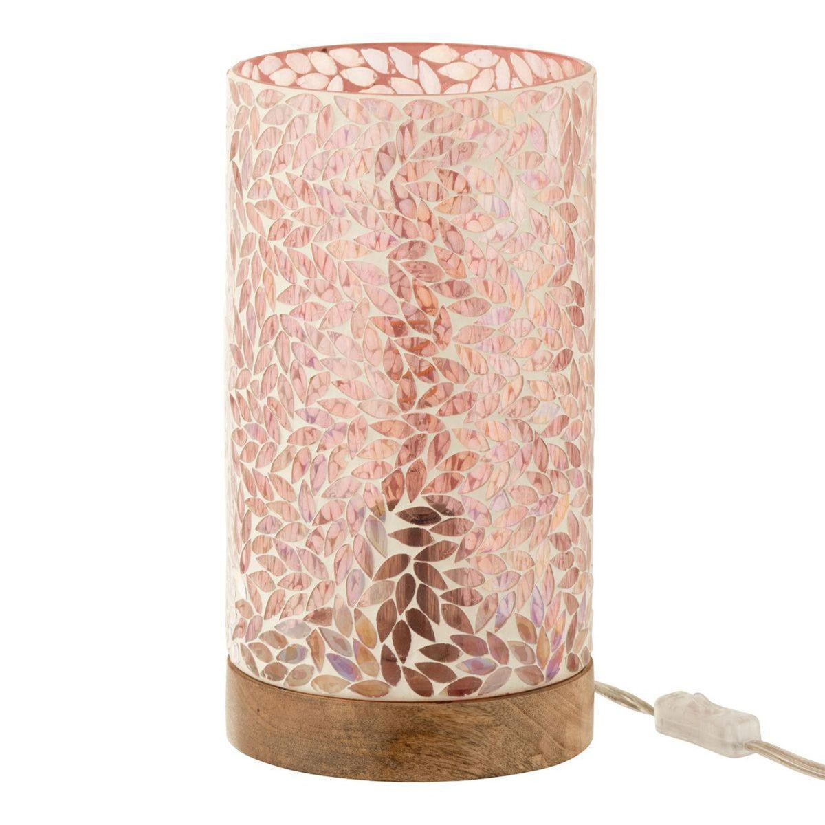 Paris Prix Lampe à Poser Mosaïque  Cyra  29cm Rose