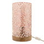 Voir la diapositive 1 : Paris Prix Lampe à Poser Mosaïque  Cyra  29cm Rose