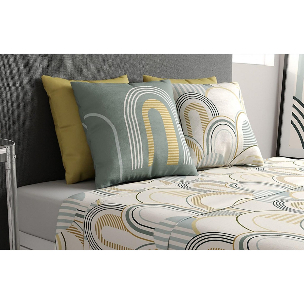 ATELIER DU COTON Parure de drap 100% coton 57fils colizé