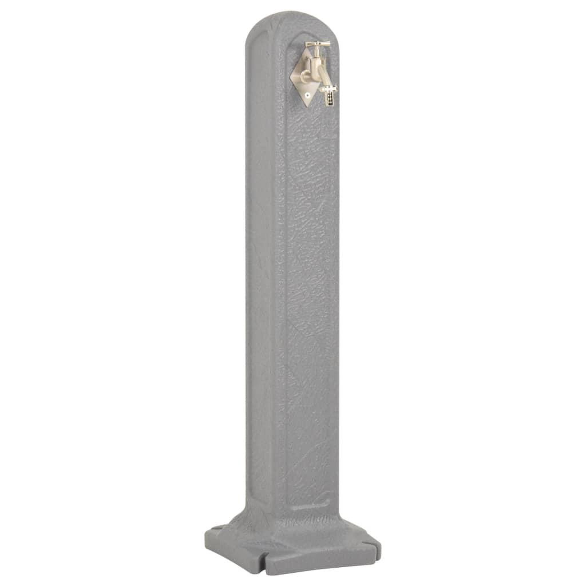 Voir la diapositive 2 : VIDAXL Reservoir de jardin avec robinet Gris clair Aspect de pierre