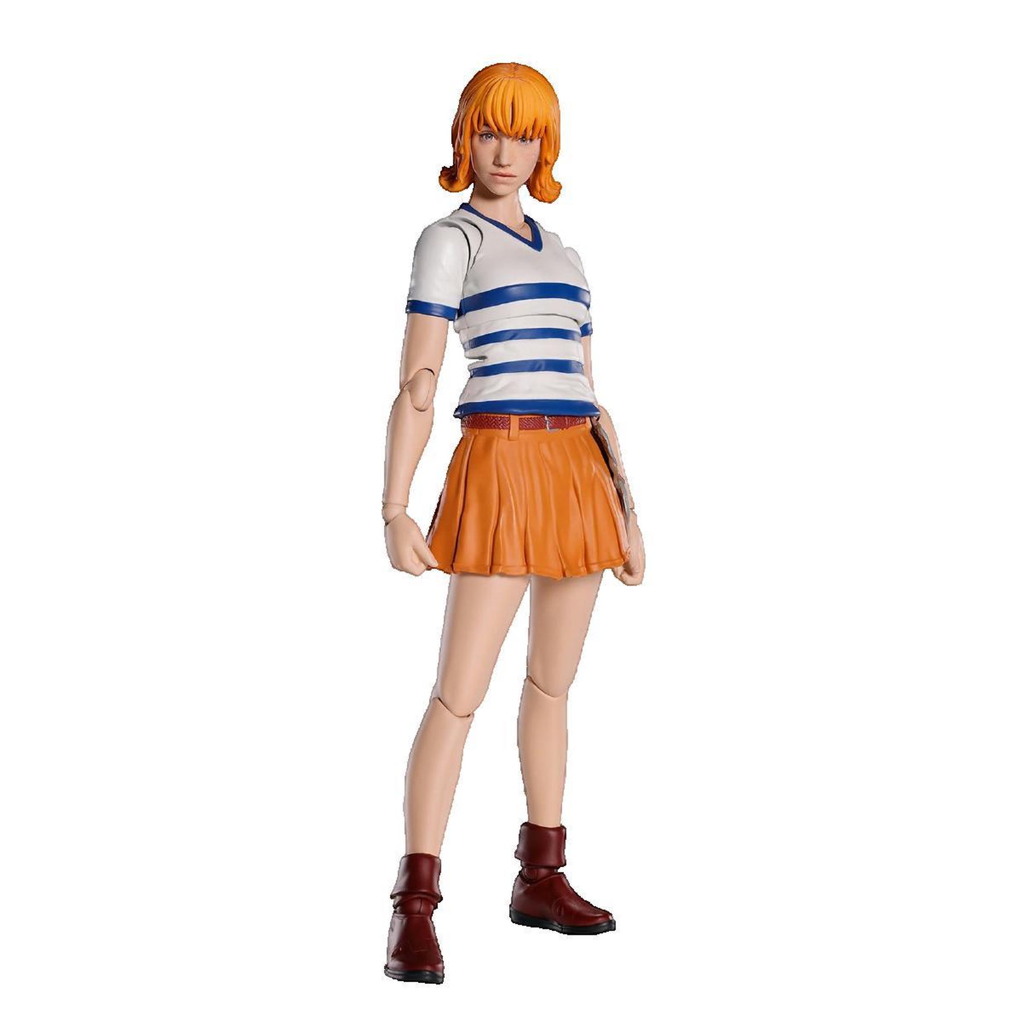 Voir la diapositive 2 : BANDAI Figurine Bandai Tamashii Nations S.H. Figuarts Orange One Piece articulée