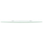 Voir la diapositive 3 : VIDAXL Etagere de coin avec supports chromes Verre Blanc 35 x 35 cm