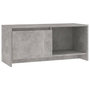 Voir la diapositive 2 : VIDAXL Meuble TV gris beton 90x35x40 cm bois d'ingenierie