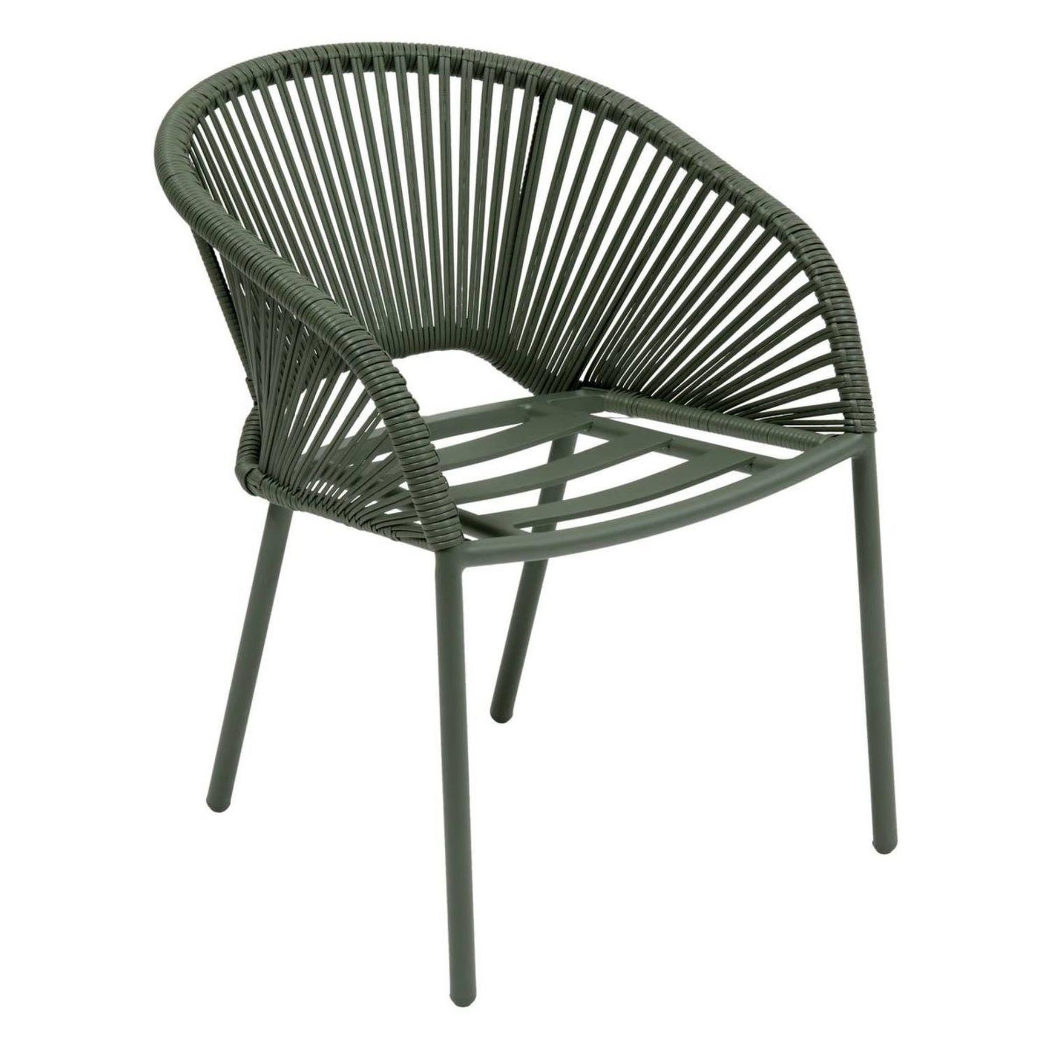 Voir la diapositive 5 : HESPERIDE Fauteuil de jardin empilable en aluminium oryon