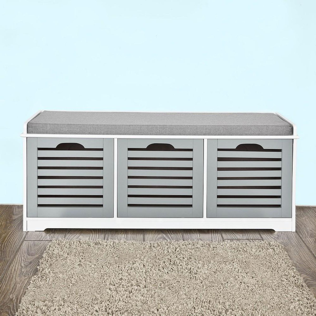 SOBUY SoBuy - Banc de rangement à trois tiroirs pour chaussures - Moderne - FSR23