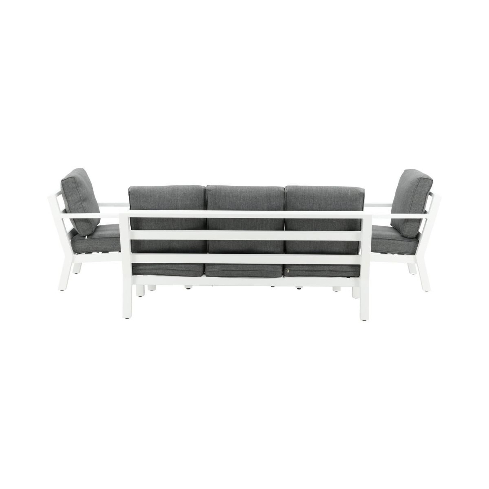 Voir la diapositive 5 : Paris Prix Salon de jardin  barcelona  171cm blanc