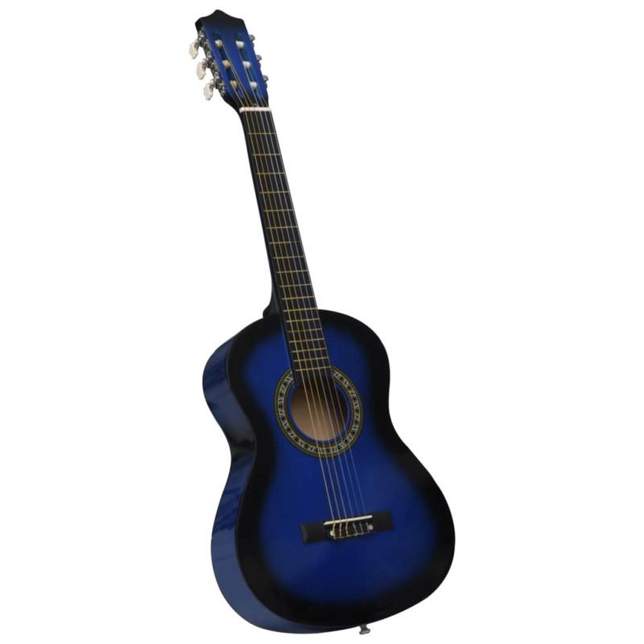 Voir la diapositive 5 : VIDAXL Jeu de guitare classique pour débutants 8 pcs bleu 1 2 34