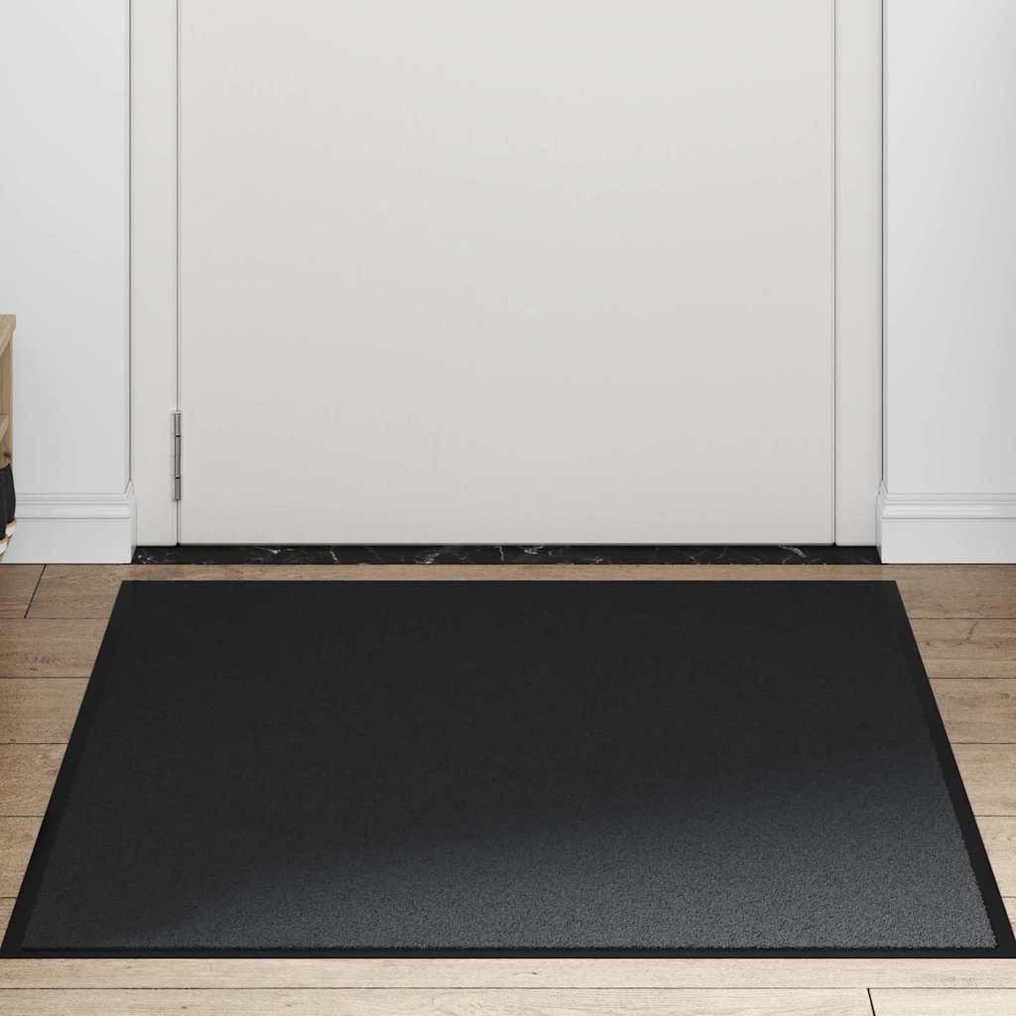 Voir la diapositive 2 : VIDAXL Paillasson noir 90x150 cm