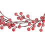 Voir la diapositive 2 : ATMOSPHERA Guirlande de Noël Déco  Baies  190cm Rouge