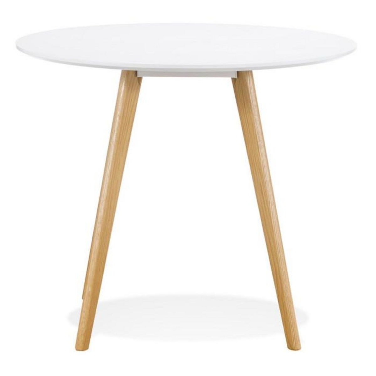 Paris Prix Table de Repas Scandinave  Pacio  90cm Blanc