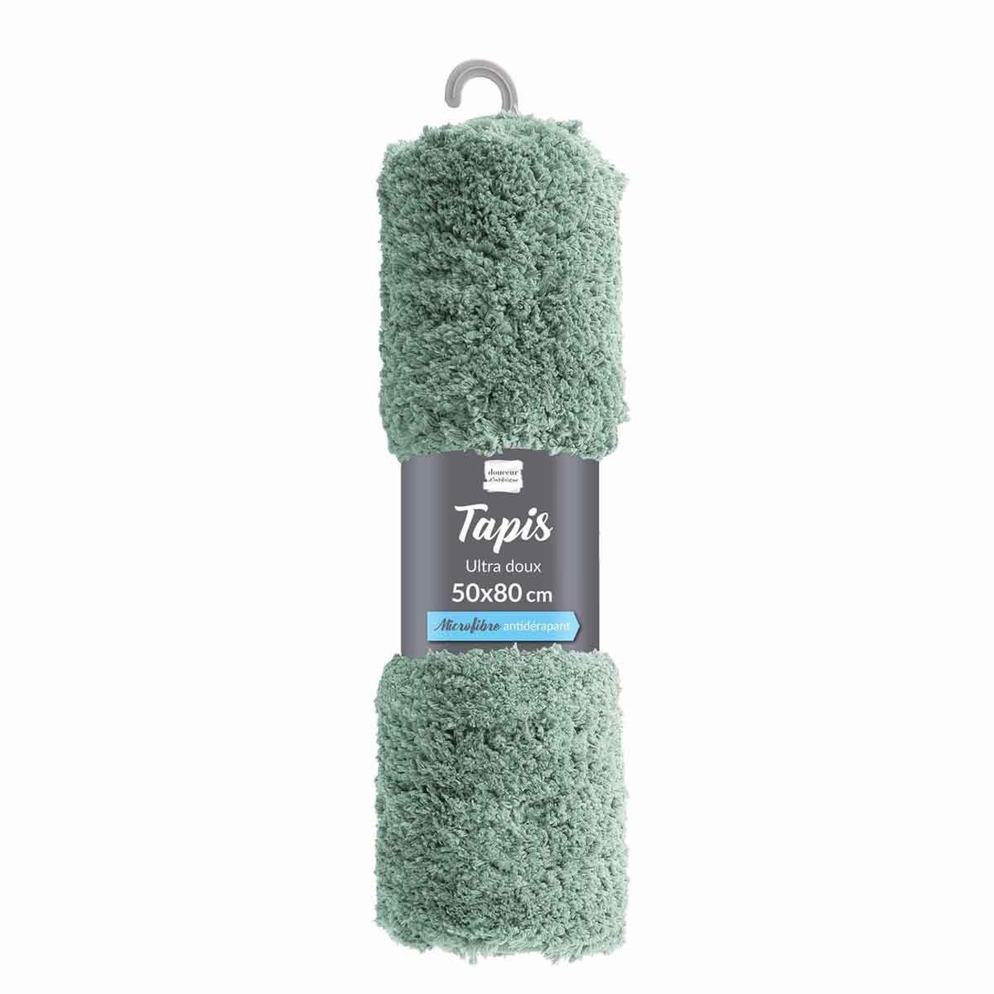 Voir la diapositive 3 : Douceur d'Intérieur Tapis de bain  softness  50x80cm tilleul