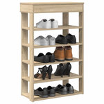 VIDAXL Etagere a chaussures chene sonoma 60x30x98 cm bois d'ingenierie