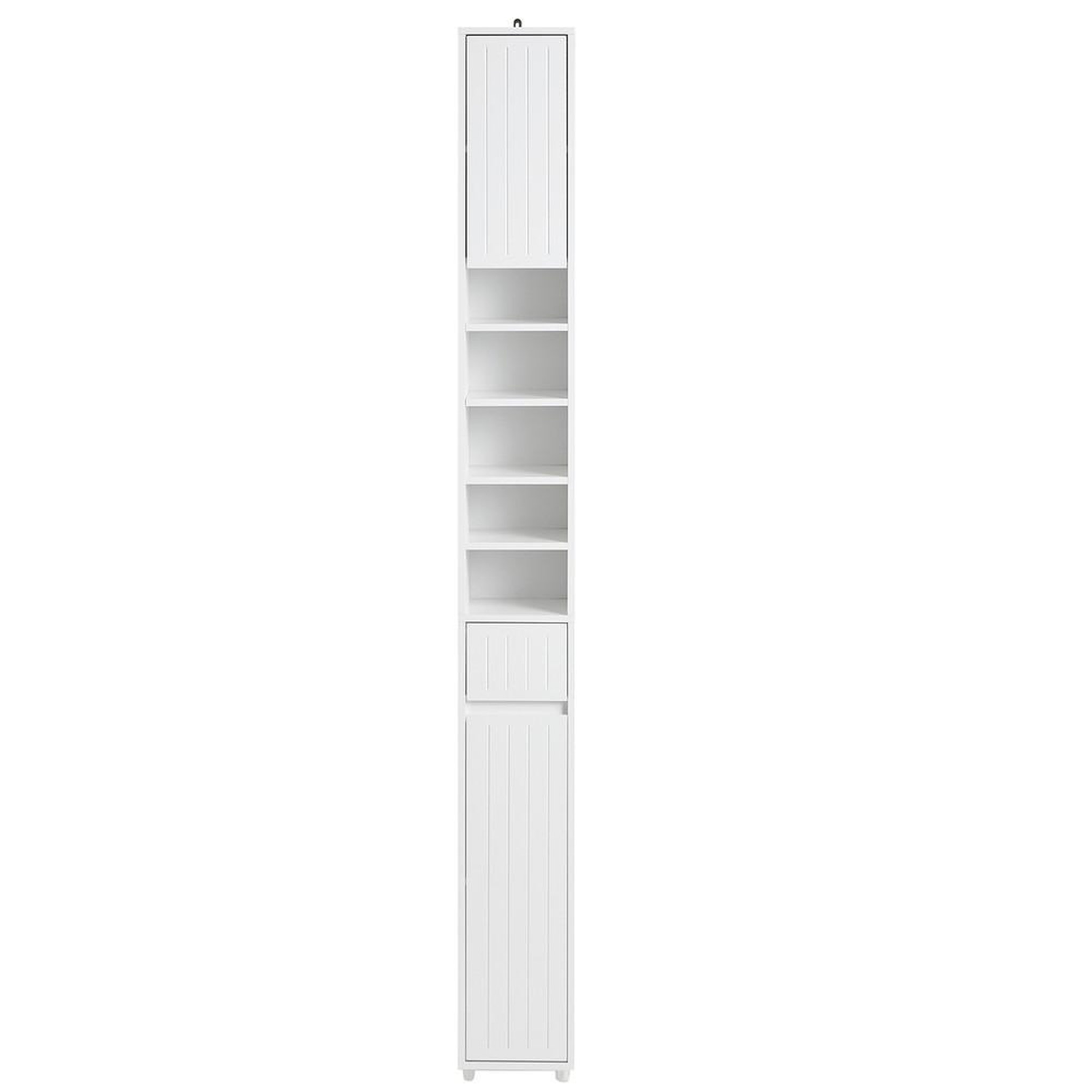 SOBUY SoBuy - Colonne De Salle De Bain à un tiroir - Blanc - 20x20x180cm - Nordique - BZR160-W