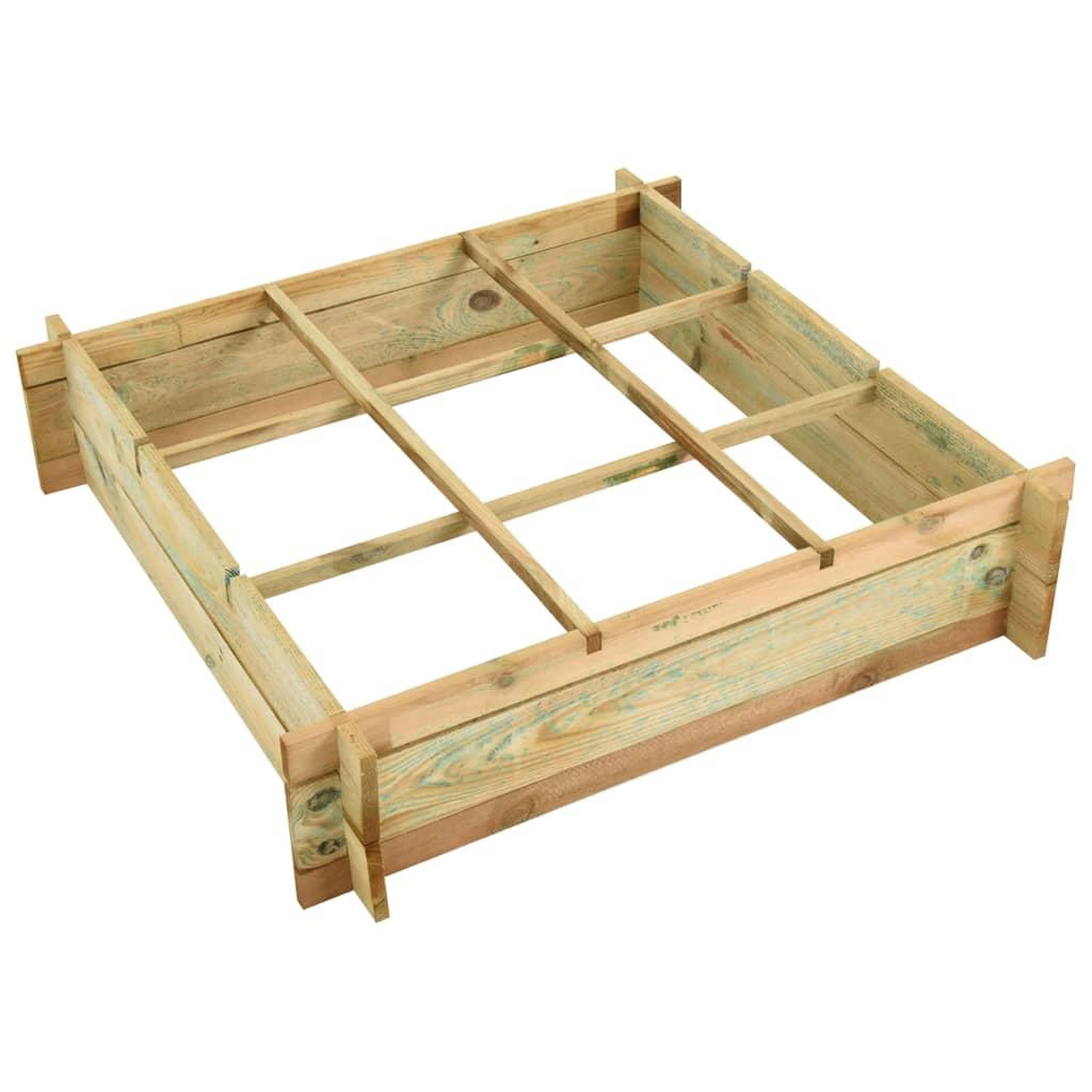 Voir la diapositive 3 : VIDAXL Lit sureleve 90 x 90 x 20 cm Bois impregne