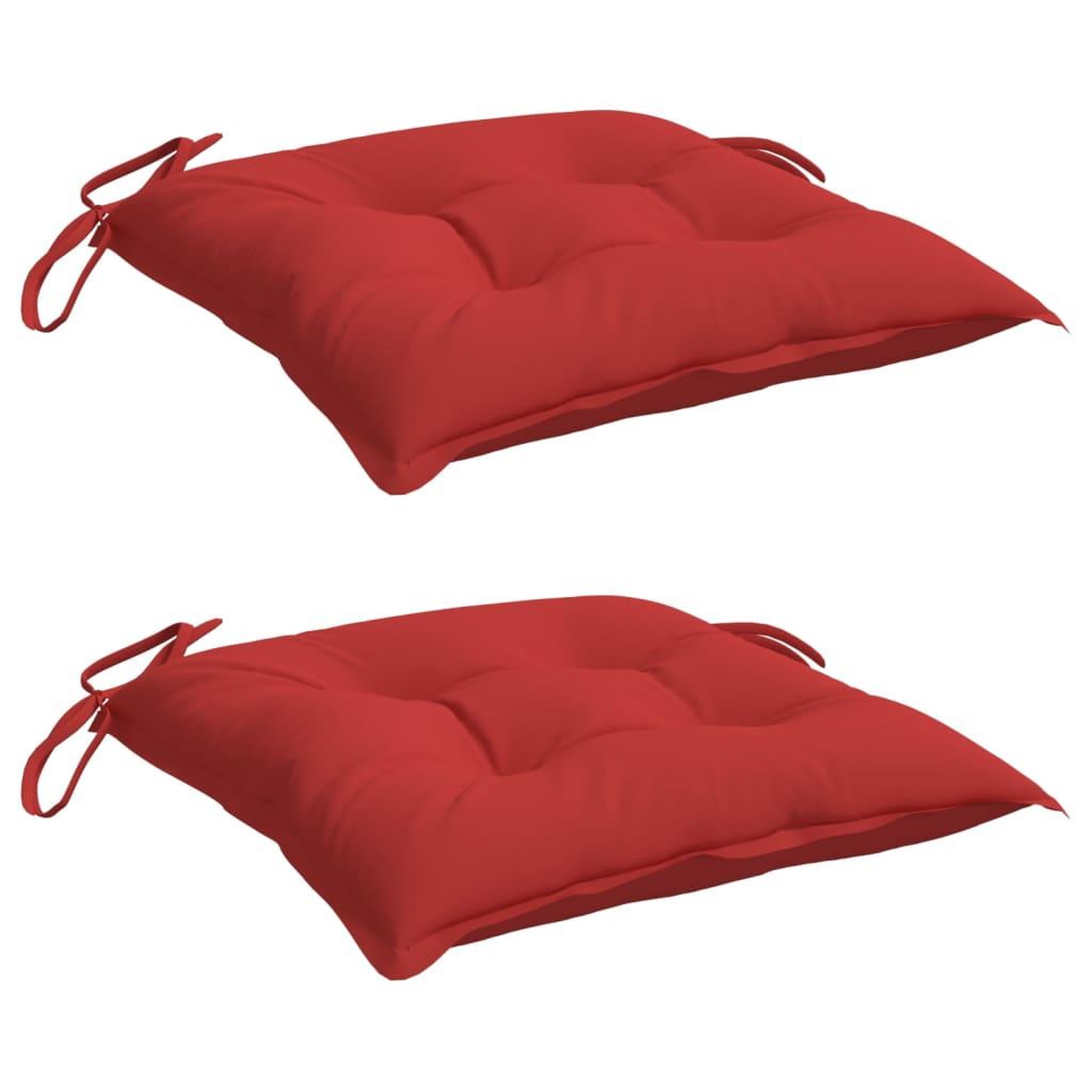 Voir la diapositive 3 : VIDAXL Coussins de palette lot de 2 rouge 50x50x7 cm tissu oxford