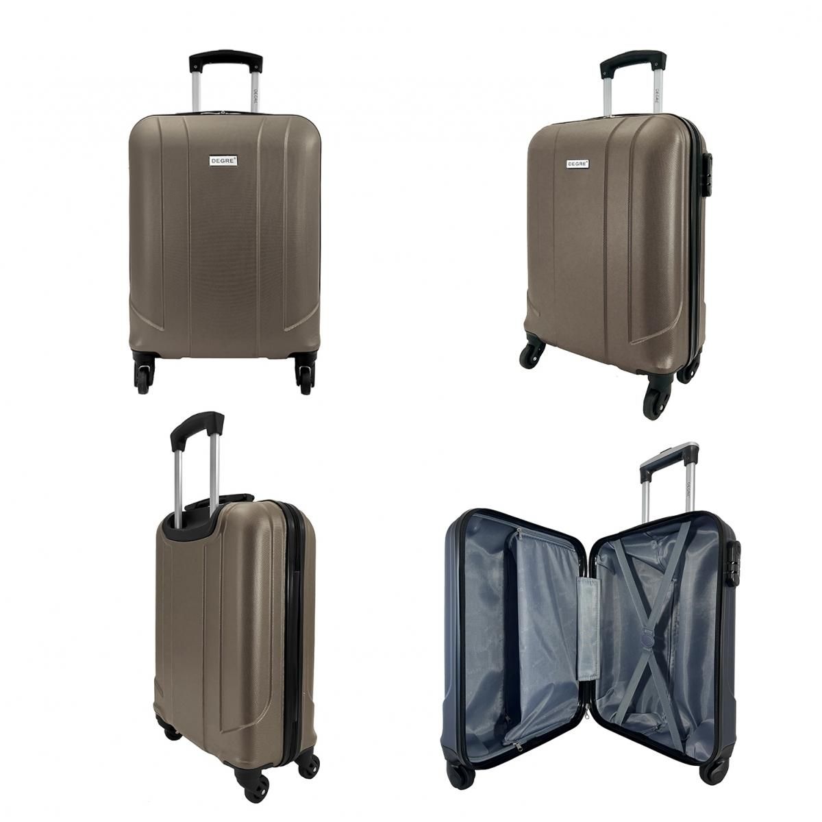 Degré Lot 3 valises rigides dont 1 valise cabine