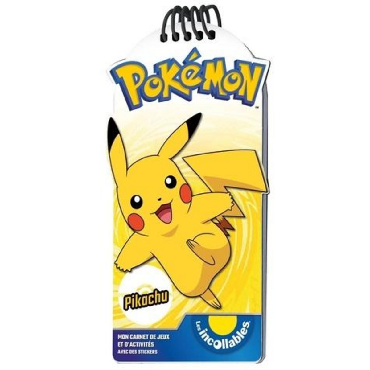 PIKACHU. MON CARNET DE JEUX ET D'ACTIVITES AVEC DES STICKERS, Play Bac