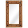 Voir la diapositive 1 : VIDAXL Miroir Bois d'acacia massif 50 x 80 cm