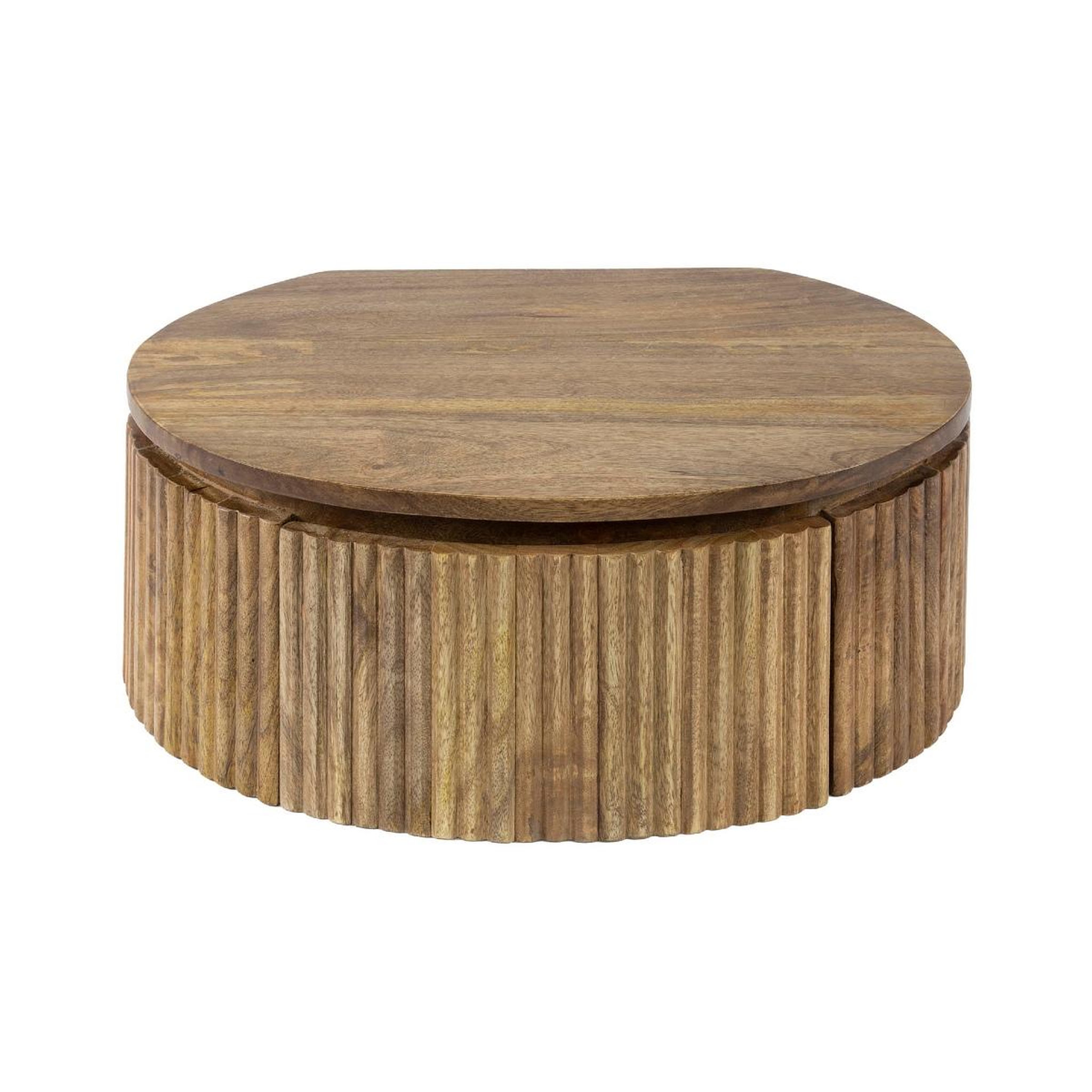 JLC KREATION Table de chevet en bois massif ondulata murale 1t