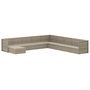 Voir la diapositive 4 : VIDAXL Salon de jardin 10 pcs avec coussins Gris Resine tressee