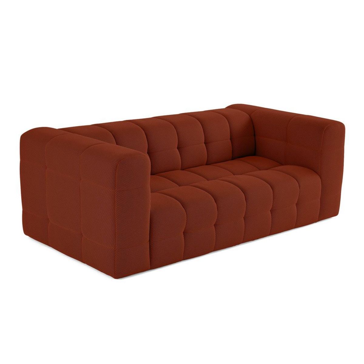 LISA DESIGN Suzano - canapé 3 places - en tissu mailles 3d