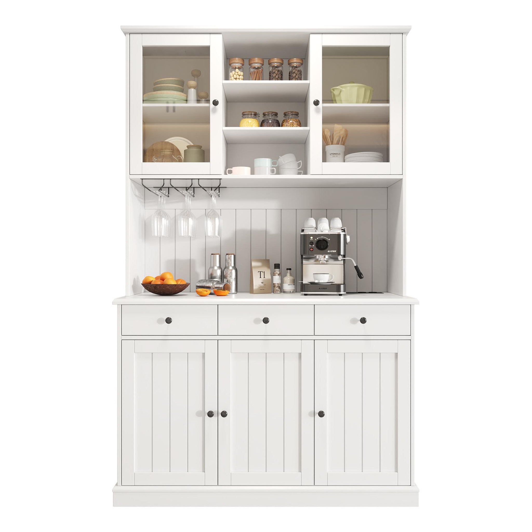 MERAX Buffet. Coloris disponibles : Blanc, Noir