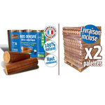 WOODSTOCK 2 Palette de bois densifié - 104 packs de 5 bûches