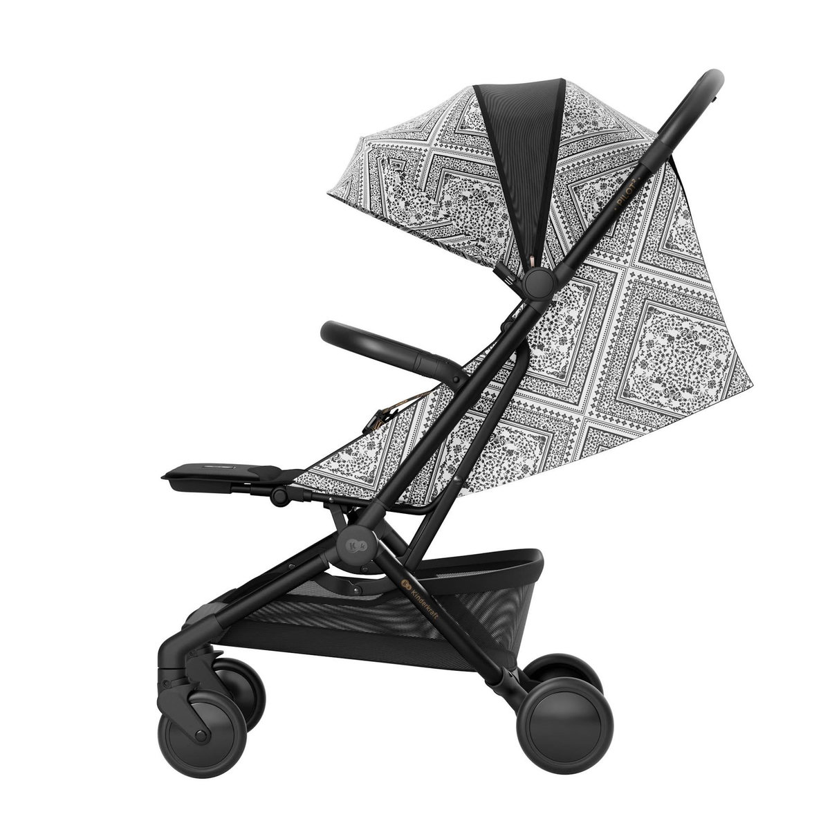 KINDERKRAFT Poussette compacte et facile à plier pour voyages et déplacements