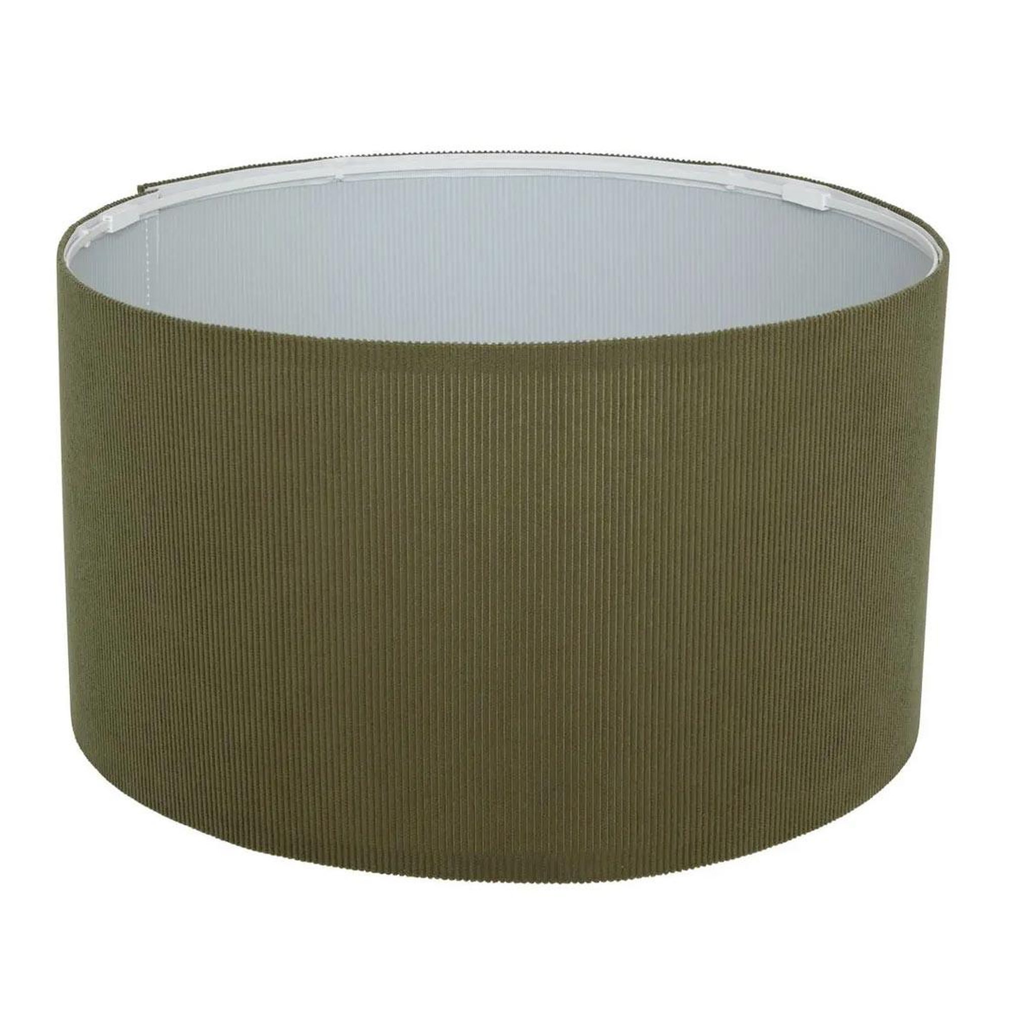 ATMOSPHERA Abat jour côtelé  beline  40cm kaki