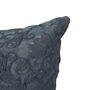 Voir la diapositive 2 : ATMOSPHERA Coussin Déco Jacquard  Little Cottage  30x50cm Bleu