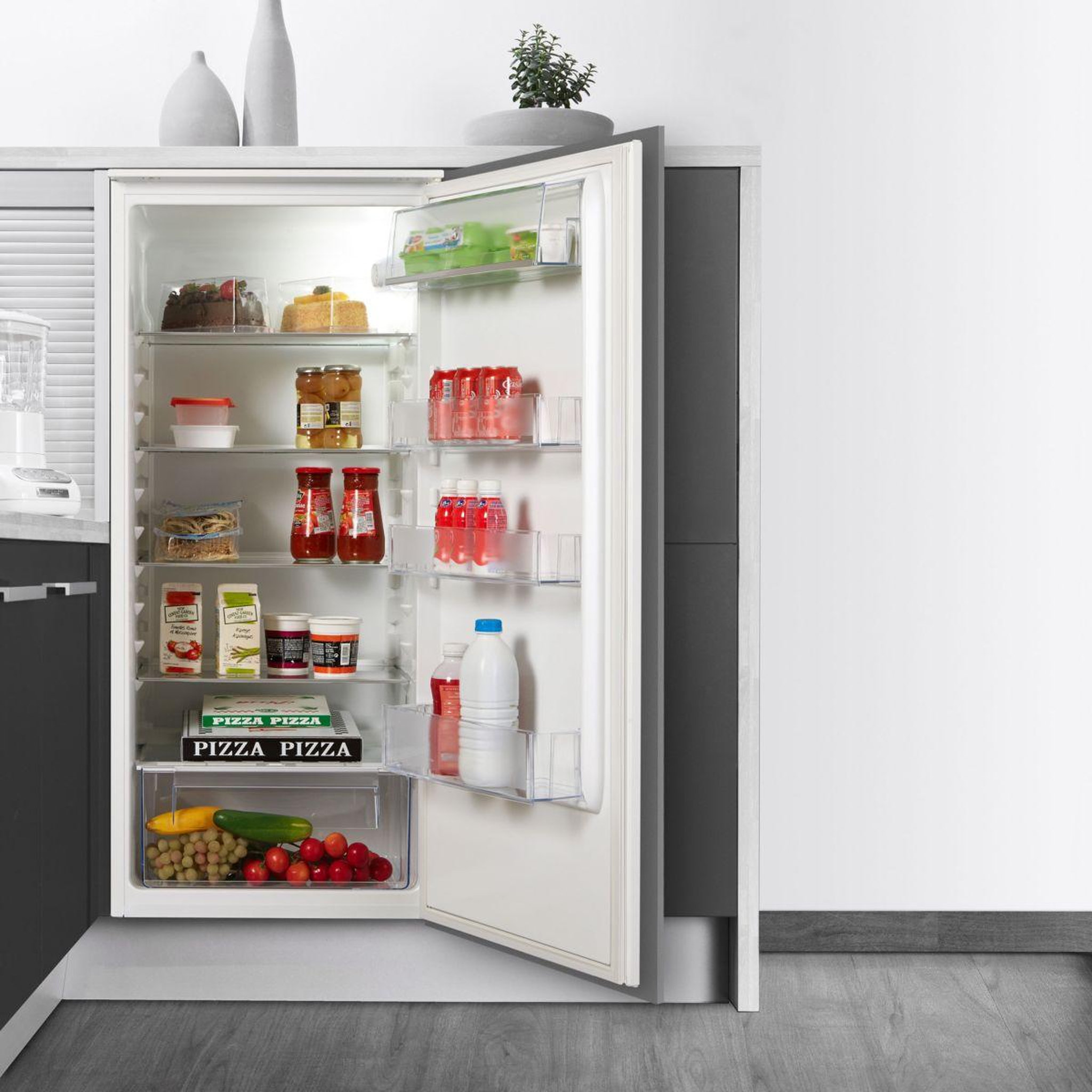 Voir la diapositive 5 : ELECTROLUX Réfrigérateur 1 porte encastrable LRB3AE12S