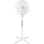 Voir la diapositive 2 : OCEANIC Ventilateur de pied OCEANIC - 45W - Diametre 41 cm - 3 vitesses - Oscillant - Inclinable - Blanc