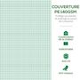 Voir la diapositive 5 : OUTSUNNY Serre tunnel de jardin grande taille dim. 3L x 2,95l x 1,97H m - 6 fenêtres, porte zippée enroulable - acier galvanisé PE haute densité vert