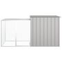 Voir la diapositive 3 : VIDAXL Cage pour poules Gris 200x91x100 cm Acier galvanise