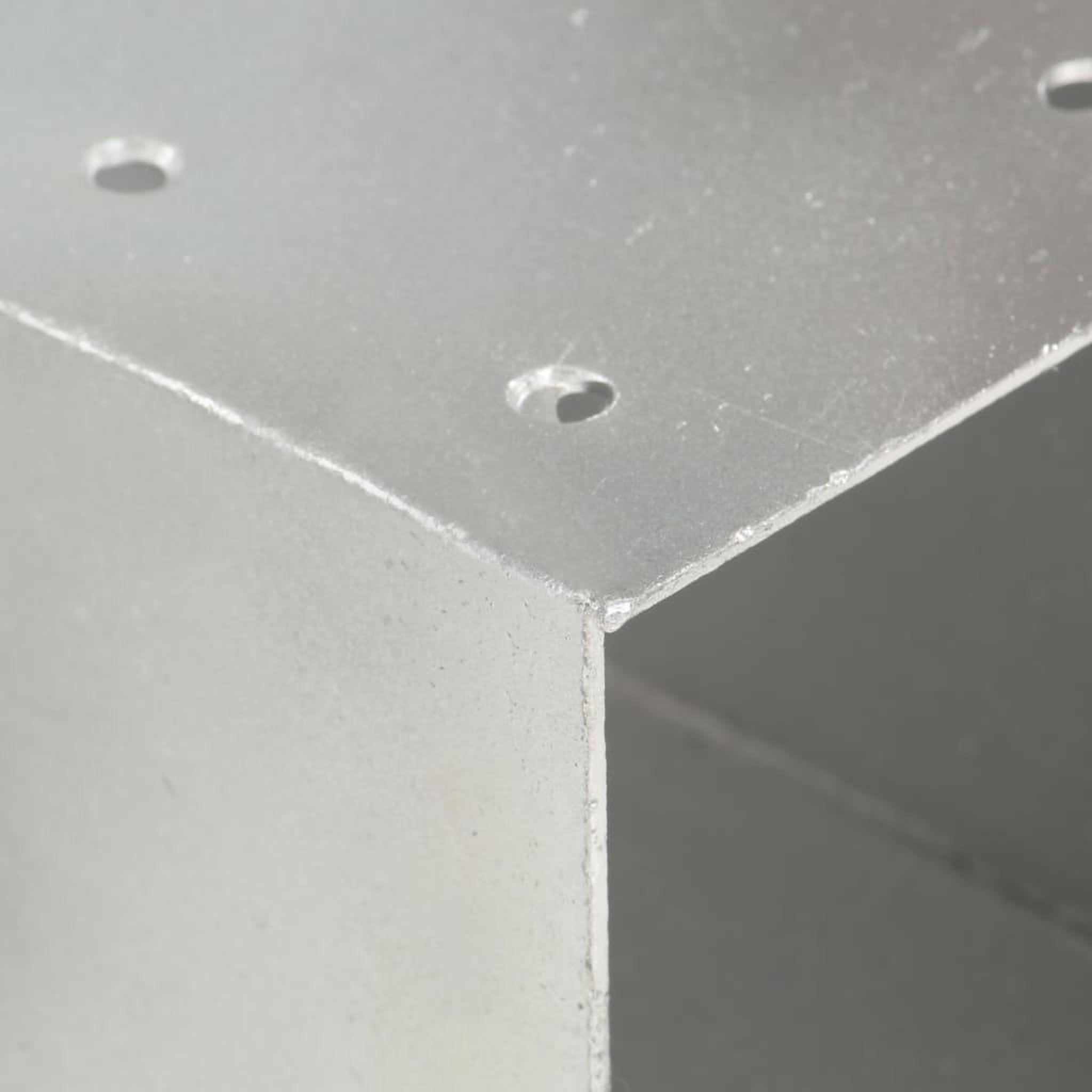 Voir la diapositive 5 : VIDAXL Connecteurs de poteau 4 pcs Forme en Y Metal galvanise 91x91 mm