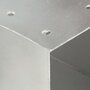 Voir la diapositive 5 : VIDAXL Connecteurs de poteau 4 pcs Forme en Y Metal galvanise 91x91 mm