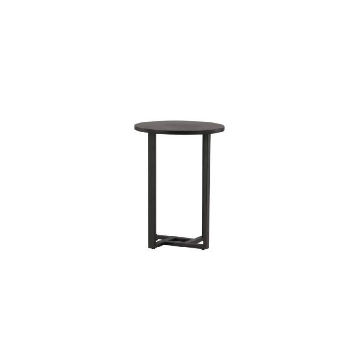Paris Prix Table d'Appoint Design  Lawton  55cm Noir