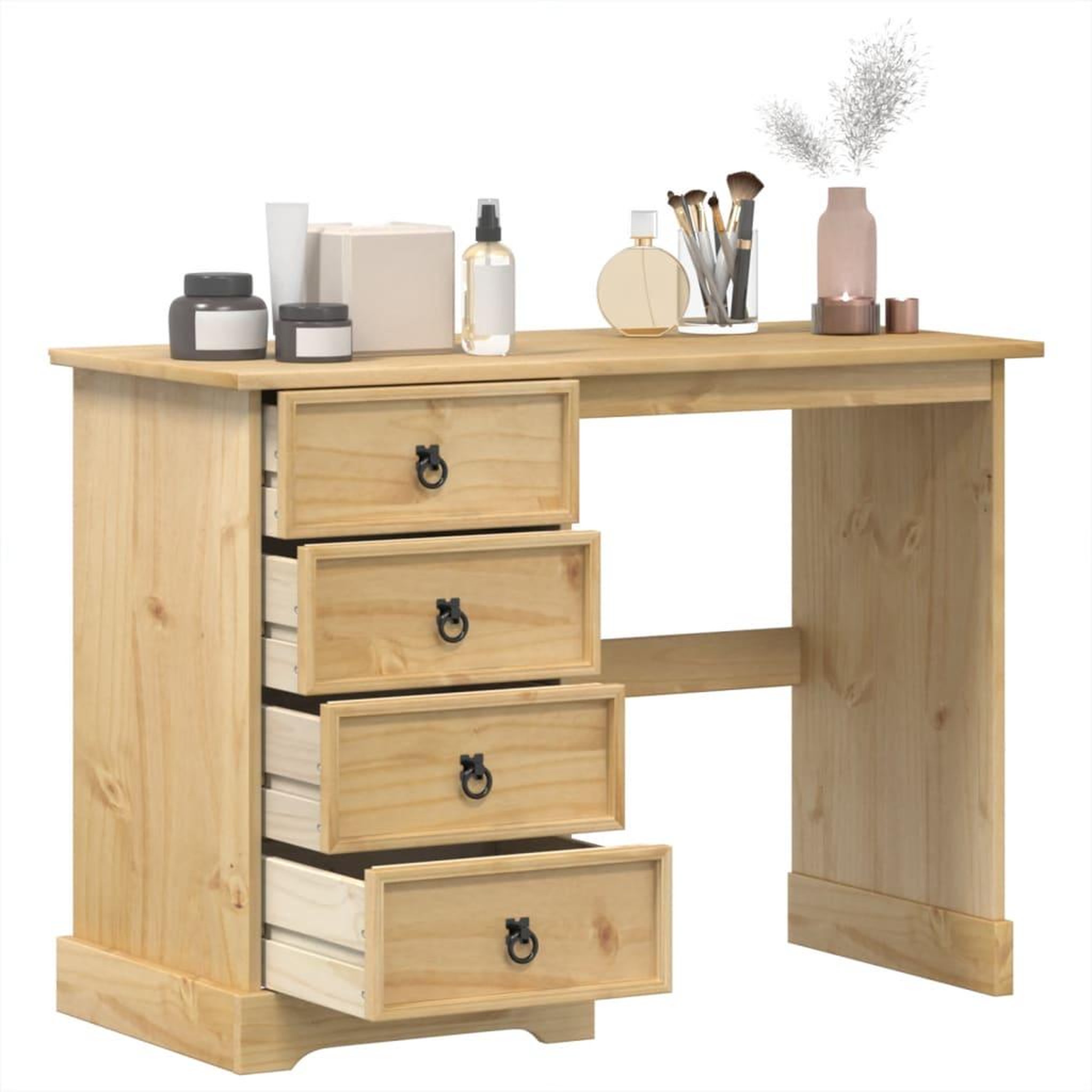 VIDAXL Coiffeuse  104x47x75 cm bois de pin massif