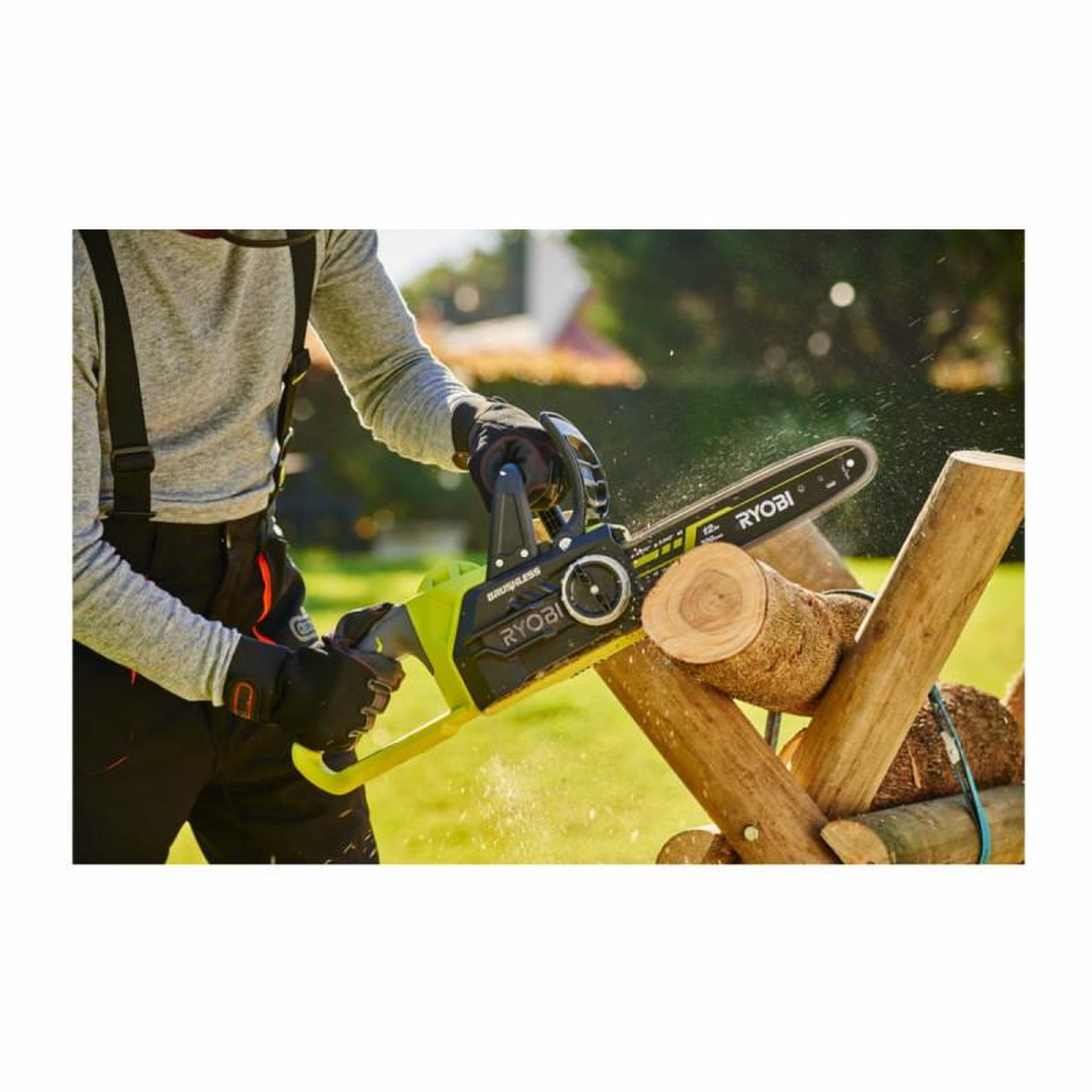 Voir la diapositive 4 : Ryobi Tronçonneuse ryobi - rcs18x3050f - 18v one+ brushless - 1 batterie 5.0 ah - 1 chargeur